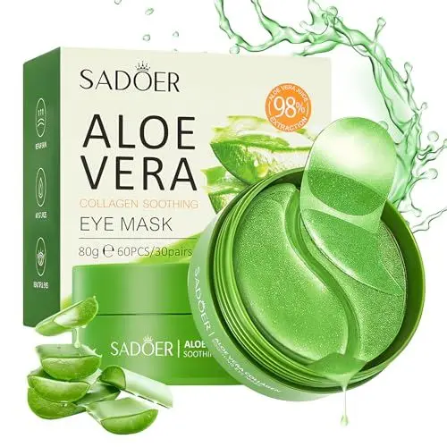 Produktbild: Augenpads, 60pcs Kollagen Augenpads Gegen Augenringe, Augenpads Hyaluronsäure Collagen, Hyaluron Eye Pads Augenmaske Gegen Tränensäcke Falten Dunkle Kreise Puffiness, Eye Patch Hydrogel