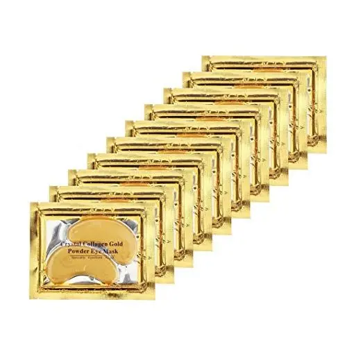 Produktbild: Augenpads Augenmaske 25 Paar, goldene Gelpads unter den Augen, Hyaluronsäure-Augenmaske für geschwollene Augen, reduziert Augenringe, Tränensäcke, Falten