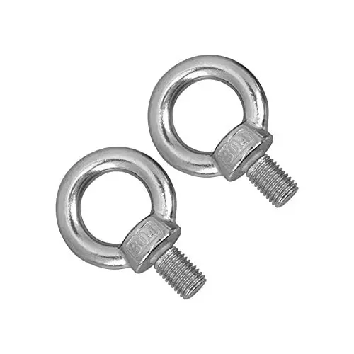 Produktbild: Ringschrauben, Ringschrauben, Ringschrauben aus Edelstahl mit 2 Stück für Strom (#3)