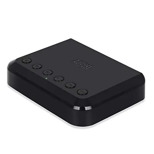 Produktbild: August WLAN Audio Receiver WR320- WiFi Bluetooth Multiroom Adapter für Lautsprechersysteme-kabelgebundene Lautsprecher in drahtlose Konvertieren-Aux Ethernet-kompatibel mit Airplay Spotify Radio DLNA