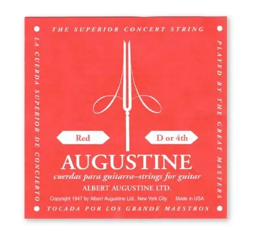 Produktbild: Augustine Red Einzelsaite Classic D4