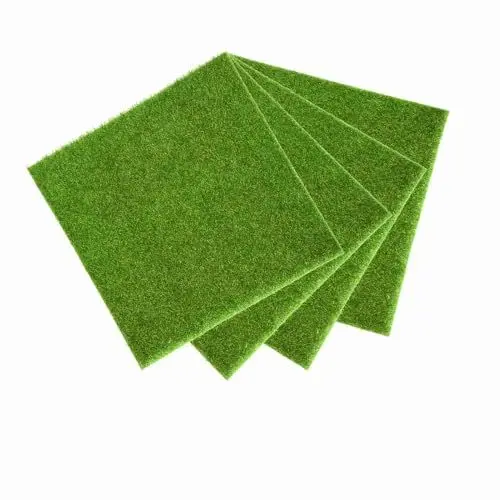 Produktbild: Aumotop Künstliches Gras, Mikrolandschaft, Gartenrasen, Rasendekoration für Zuhause, Puppenhaus (30 * 30cm)