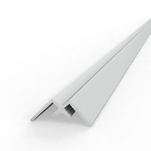 Produktbild: AUPROTEC Aluminium Profil Inneneckprofil Weiß 200cm Eckverbinder Alu Eckprofil Verbindungsprofil für 3mm Duschrückwände Wandverkleidung Profilleisten für Küchenrückwand
