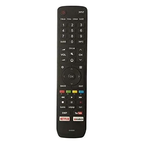 Produktbild: Aurabeam Ersatz TV Fernbedienung kompatibel mit Hisense H75N6800 Fernseher