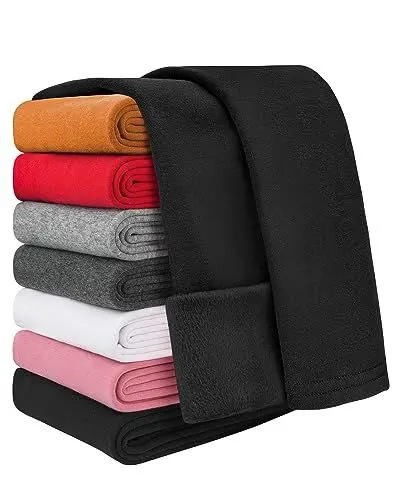 Produktbild: Auranso Thermo Leggings Mädchen Kinder Thermoleggings Gefütterte Winter Baumwolle Warme Dick Schwarz 134-140