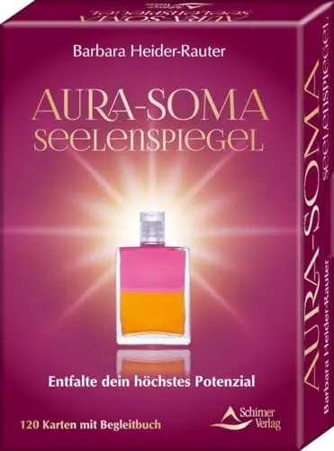 Produktbild: Aura-Soma-Seelenspiegel- Entfalte dein höchstes Potenzial: - 120 Karten mit Begleitbuch
