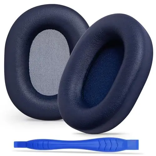 Produktbild: Aurivor Ersatz Ohrpolster Kissen für Sony WH-1000XM5 Noise Cancelling Kopfhörer, Premium XM5 Ohrabdeckungen mit weichem Kunstleder, optimiertem Memory Schaum, Verstärkte Hybridabdichtung