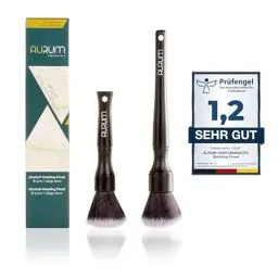 Produktbild: Aurum-Performance® Premium Detailing Pinsel Set - Ultraweiche Auto Reinigungspinsel für die schonende und professionelle Autopflege – Für hochempfindliche Oberflächen (2er Set, Ultrasoft)