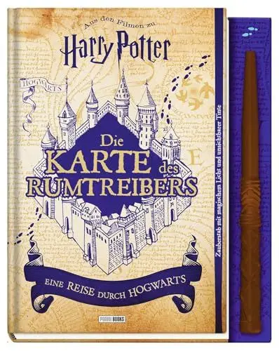 Produktbild: Aus den Filmen zu Harry Potter: Die Karte des Rumtreibers - Eine Reise durch Hogwarts: inklusive Zauberstab mit magischem Licht und unsichtbarer Tinte