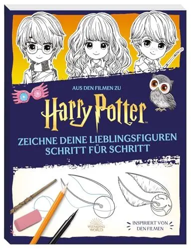 Produktbild: Aus den Filmen zu Harry Potter: Zeichne deine Lieblingsfiguren Schritt für Schritt