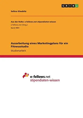 Produktbild: Ausarbeitung eines Marketingplans für ein Fitnessstudio