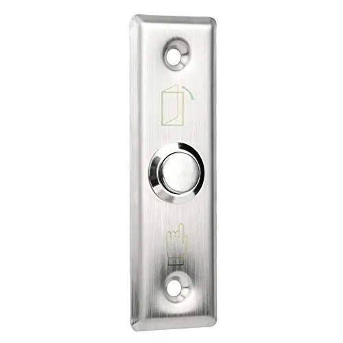 Produktbild: Qualitätssicherung Exit Push Release Button Haltbarerer Türzugangskontrollschalter Edelstahl-Türschalter für Erweitertes Zugangskontrollsystem