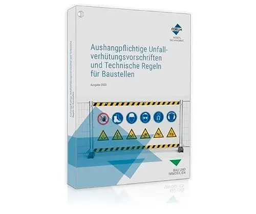 Produktbild: Aushangpflichtige Unfallverhütungsvorschriften und Technische Regeln für Baustellen