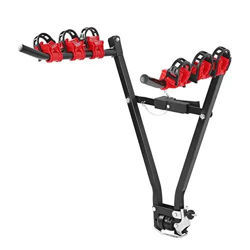 Produktbild: Ausla Auto-Fahrrad-Anhängerkupplung, Robuster Stahl-Auto-Fahrradträger für Transporter, Bequeme Installation und Entfernung