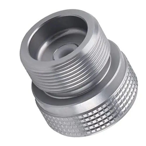 Produktbild: Ausla Camping Gas Kanister Adapter, Gas Tank Camping Gaskanister Adapter Konverter Ventil Flach Kanister auf MAPP 1L Gastank Adapter