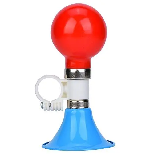 Produktbild: Ausla Gummi Kinderfahrrad Hupe, Metall Gummi Laut Kinderfahrrad Hupe Fahrrad Warnglocke Fahrradklingel für Jungen Mädchen Fahrradzubehör(Blau)
