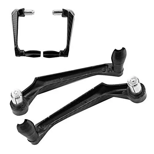Produktbild: Ausla Motorrad-Hebelschutz, 7/8 Zoll 22 Mm Universal Motorrad Lenker Schutz Bremsschutz aus Aluminiumlegierung für Elektroautos, Mountainbikes(Schwarz)