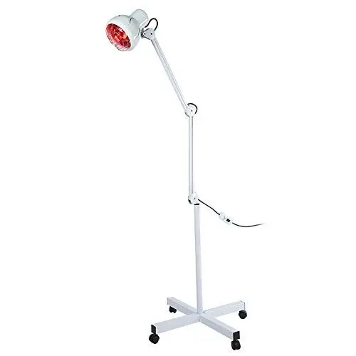 Produktbild: Ausla Rotlichttherapielampe, 275W Rotlicht Beschleunigt die Durchblutung Infrarotlampe Verbessert die Immunfunktion mit Roller für den Salon für den Heimgebrauch