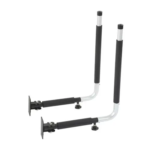 Produktbild: Ausla Verstellbarer Kajak-Aufbewahrungsständer mit 40 Kg Tragfähigkeit, Wandaufhängung aus Aluminiumlegierung, Geeignet für die Aufbewahrung von Werkzeugkästen, Dachboxen, Kanus und Mehr