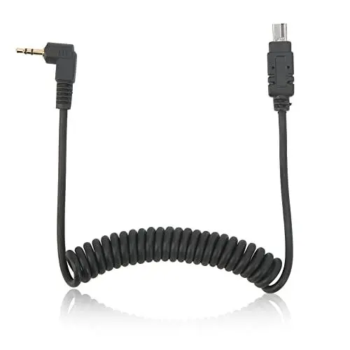 Produktbild: KIMISS 2,5 Mm N3-Kamera-Fernbedienungs-Auslösekabel-Kabel MC DC2 N3-Auslösekabel-Kabel für D780 Z6 Z7 D7500 D750 D5600 D5500 D7200 D7000 D5200 D5100 D5000 D3200 D3100 D90