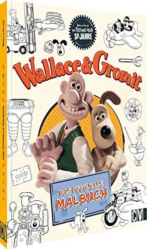 Produktbild: Ausmalbuch – Wallace und Gromit: Das offizielle Malbuch für Erwachsene und Kinder