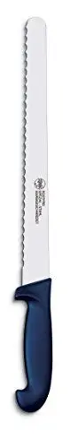 Produktbild: AUSONIA - 67307 KONDITORMESSER KONDITORSAGE KUCHENMESSER TORTENMESSER WELLENSCHLIFF MIT KLINGE AUS 420ER ROSTFREIEM EDELSTAHL 33 CM UND GRIFF AUS UNGIFTIGEM POLYPROPYLEN
