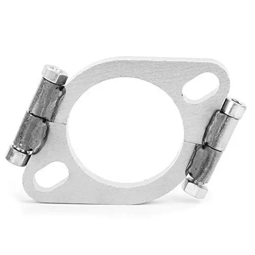 Produktbild: Auspuff Flansch,Auspuff Reur Flansch,Auspuff Flansch 55Mm,Universal Split Flan 2,5 Zoll 63 Mm Stahl Auspuffflansch Flach Oval Split Reur Ersatzzubehör