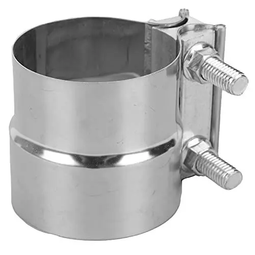 Produktbild: Auspuffbandschelle, 3,5 Zoll Edelstahl Auspuffbandschelle Stoßverbinder für Schalldämpfer Downpipe Krümmerkrümmer