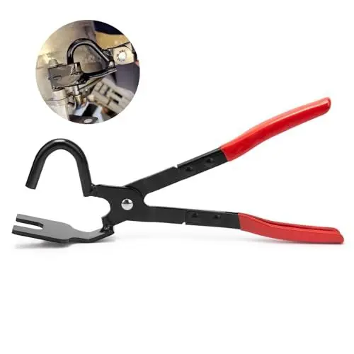 Produktbild: Auspuffgummi Zange 29.5 cm,Auto Auspuff AufhäNger Entfernungszange,Ausdrückzange für Auspuffgummis Zum Entfernen des SchalldäMpferhakens für Autos Auspuffanlage,Allgemeines Zubehör für Autos