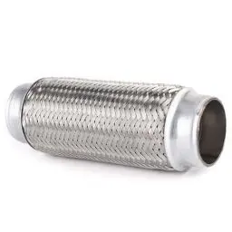 Produktbild: Auspuffrohr, Edelstahl Auspuff Flexibles Rohr Flexi Joint Repair Tube Autozubehör für Universal-Vorderauspuff Flexrohr Auspuff Flexi-Rohr Universal Edelstahl Auspuff Flexrohr(51MM*200MM)