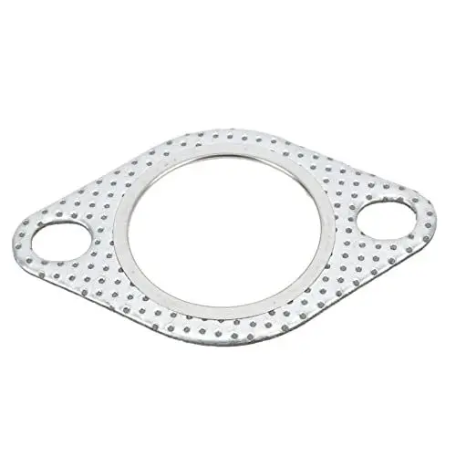 Produktbild: Auspuffrohr-Flanschdichtung, Universal Autoteile 1,75 Zoll / 45 mm Hochtemperaturbeständiger perforierter Stahl für Downpipes für -Ellbogen