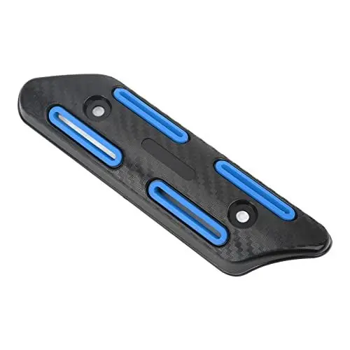 Produktbild: Qiilu Auspuffrohr-Hitzeschild-Kit Universal für 27 Bis 51 Mm Rohr Motorräder ATVs Mountainbikes Scooter für PCX150 PCX125 für 125 für MSX125(Blau)