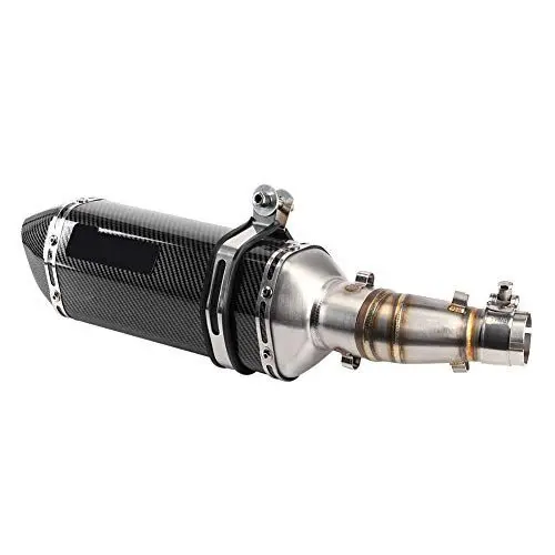 Produktbild: Auspuffrohr-Slip-On-Schalldämpfer, Abgassystem-Mittelrohr + Slip-On-Schalldämpfer mit DB-Killer, Passend für 250R 250 300 Z250 Z300 2008–2017