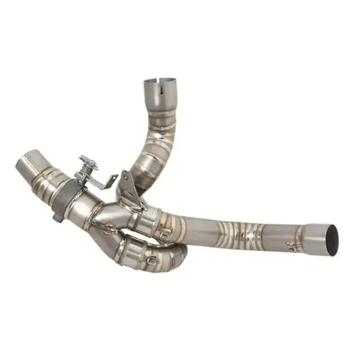 Produktbild: Auspuffschalldämpfer Auspuff Mittelrohr Für Multistrada 950 950S V2 S 2017-2020 Titan Legierung Motorrad Auspuff Mid Link Rohr Slip Auf Modifizierten Verbinden Rohr