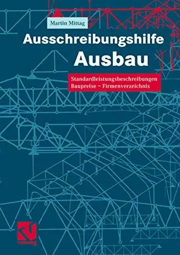Produktbild: Ausschreibungshilfe Ausbau: Standardleistungsbeschreibungen ― Baupreise ― Firmenverzeichnis