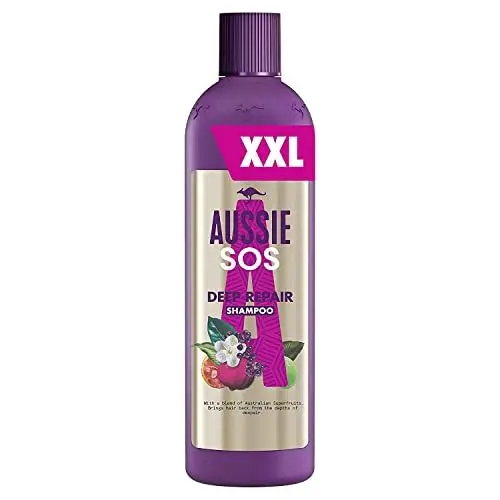 Produktbild: Aussie SOS Deep Repair Shampoo Für Geschädigtes Haar, 490 ml