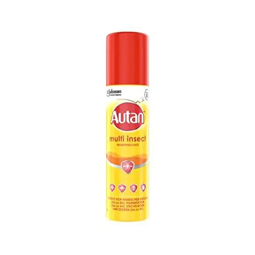 Produktbild: Autan Multi Insect Spray, Multi-Insektenschutz vor Mücken, Stechfliegen und Zecken, Travel Essentials, 1er Pack, (1 x 100 ml)