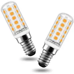 Produktbild: Auting E14 Led Lampen,4W LED E14 Ersatz 40W Halogenlampen, 400 Lumen, e14 led Warmweiß 2700K für Salzlampe,Led Kühlschrankbirne,Nähmaschine,Tischlampe,2er Pack