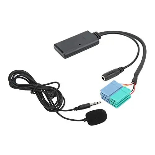 Produktbild: Auto Audio AUX Eingangsadapter Kabel Bluetooth 5.0 AUX Modul Ersatz für Mexico Pro Traffic Pro Monza Audioadapterkabel mit Mikrofon