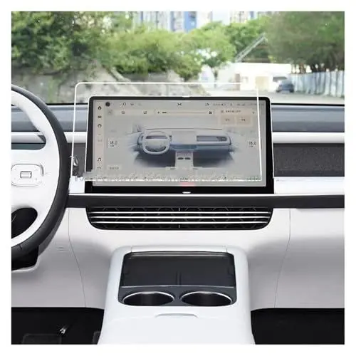 Produktbild: Auto Displayschutzfolie Für Xpeng G6 2023 2024 Gehärtetem Glas Schutz Film Auto GPS Radio Navigation Lcdscreen Anti-Scratch Zubehör Navigation Schutzfolie