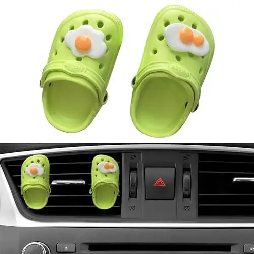 Produktbild: Auto Duft Air Vent Clips, 2 Stück Auto Aromatherapie Ätherisches Öl Diffusor Mini Niedlich Schuhe Dekoration Klimaanlage Outlet Clip Air Freshener Clip für Auto, wohnzimmer, Büro