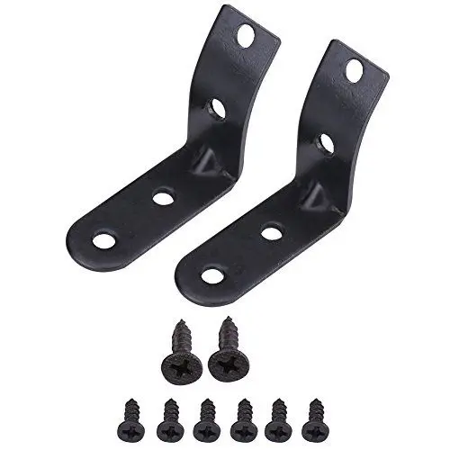 Produktbild: Auto Handschuhfach Reparatursatz, Fydun Aluminiumlegierung Scharnierreparatur Schwarzer Handschuhfach Scharnier Reparatursatz für S4 RS4 B6 8E 2002-2008