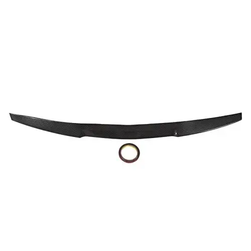Produktbild: Auto Heck Spoiler, Fydun Kohlefaser Stil Gummi Spoilerlippe Flügel Universal Auto Modifikation 121cm x 7.5cm Kofferraum Spoiler Lippe