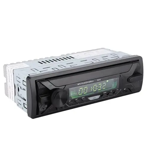 Produktbild: Auto Multimedia Player 12V FM Radio MP3 USB Lade AUX Audio Eingang Universal Schwarz