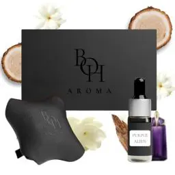 Produktbild: Auto Parfüm PURPLE ALIEN I Autoduft I Auto Lufterfrischer I Autoduft mit eigenem parfum | Echtleder | Lang anhaltende Autozubehör Innenraum | Car Perfume | 10 ml Duftöl