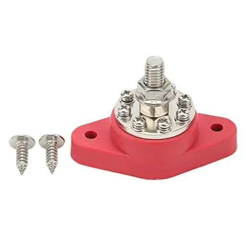 Produktbild: Auto RV Marine LKW 3/8 Zoll Rot M10 Einzelbolzen Verteilerstecker 12V 48V Batterieklemmenpfosten