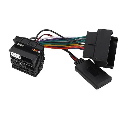 Produktbild: Auto Radio Radiodapter, Auto-Stereo-Anschluss, Bluetooth 5.0, Radio-Aux-Kabel, 16-polig, Ersatz für W169 W245 W203 W209 W164 Autoradio Adapter Universal Kabel Stecker