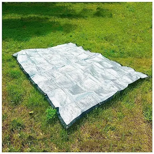 Produktbild: Auto Schattennetz für Hunde 3x4m 2x2m 2x3m Alunetz Schattennetz Auto Alu Schatten Netz 85% UV Sonnenschutz Hitzeschutz Haube Schattierungsnetz Sonnenschutz Pflanzen für Gewächshaus Tiere Sonnensegel (