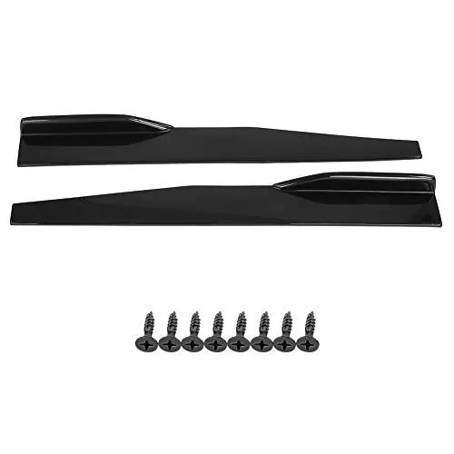 Produktbild: Auto Seitenschweller Abdeckungsverkleidung, Yctze Paar Universal Auto Seitenschweller Abdeckungsverkleidung Rocker Splitter Winglet Wings Anti Kratz(86 * 10 * 8) für universal seitenschweller,seitensc