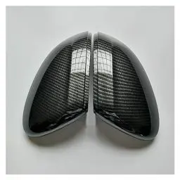 Produktbild: Auto Spiegelkappen Carbon Spiegel Abdeckung Kappen Für VW Für Passat B8 Für Variante Für Arteon Seite Spiegel Abdeckungen Kappen 2016 2017 2018 2019 Rückspiegelgehäuse (Farbe : With blind spot hole)